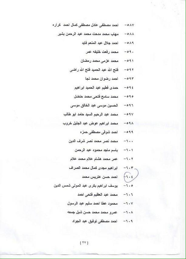 اسماء المقبولين فى النيابة العامة دفعة 2012 نتيجة القبول بالنيابة العامة 2012