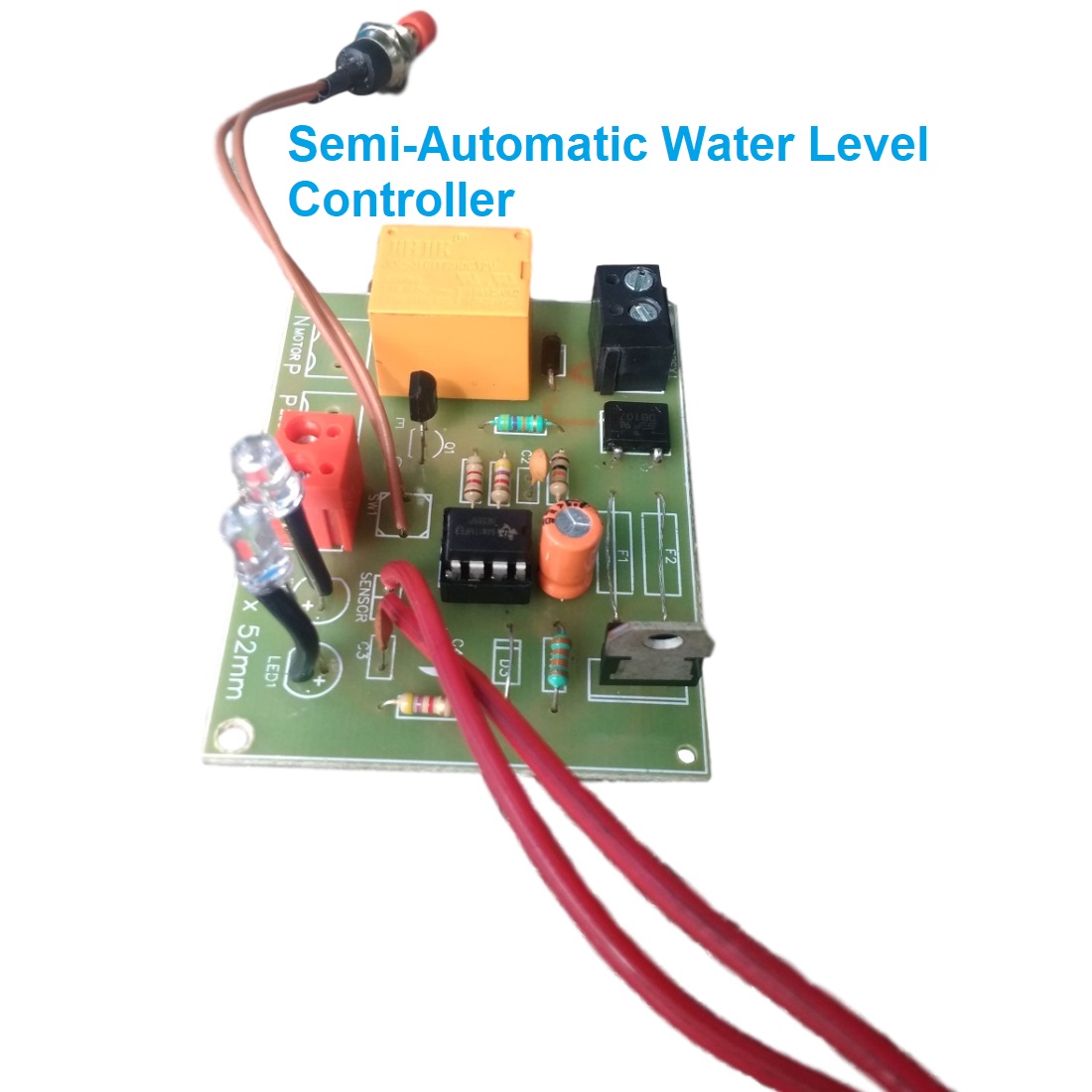 SemiAutomatic Water Level Controller Circuit Project Using 555 Timer