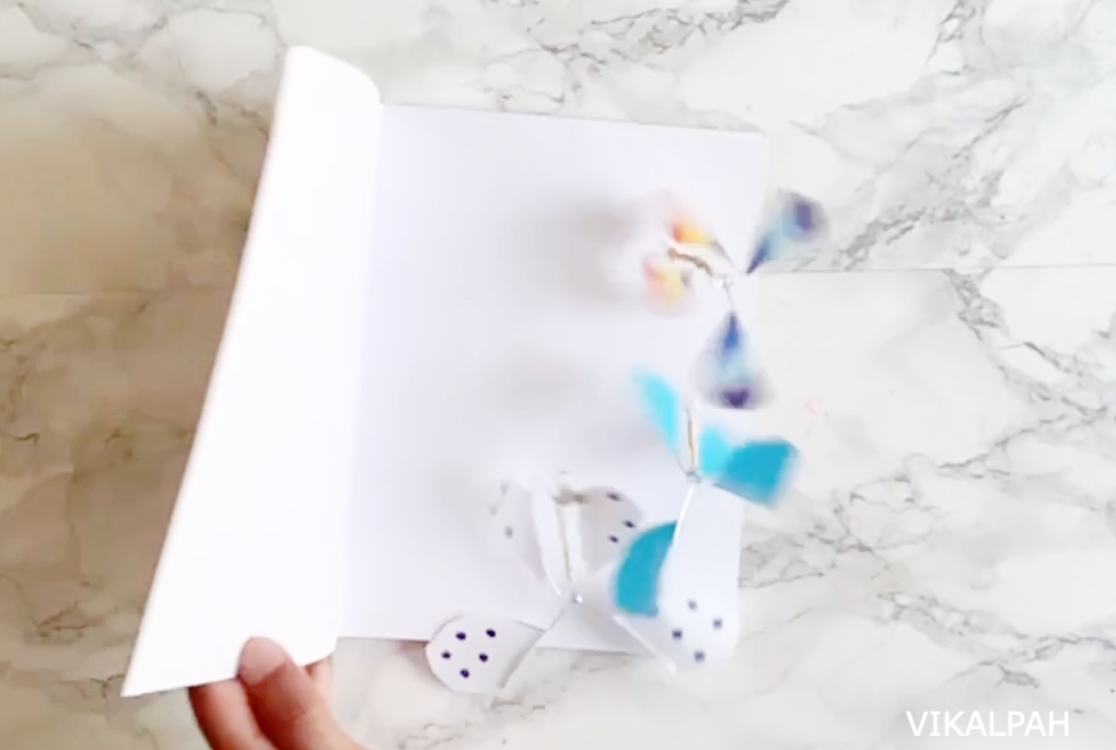 Vikalpah: DIY Fluttering butterflies in explosion box- perfect gift for any  occasion like Mother's day, Birthday or Anniversary