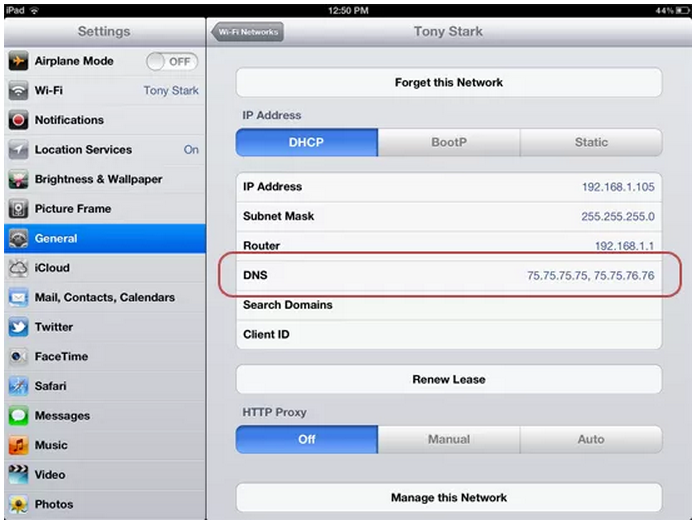 Social Media Help How to Change Your iPad's DNS Servers