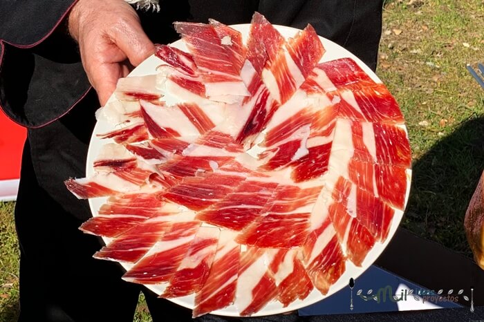 plato de jamón ibérico