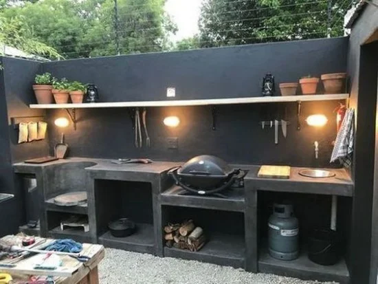 meja dapur cor dengan beton ekspos gambar inspiratif meja dapur cor dengan beton ekspos