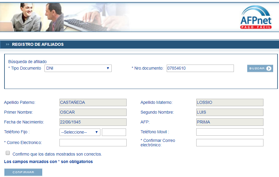 ¿Cómo saber a cual AFP estoy afiliado? Es mi Perú