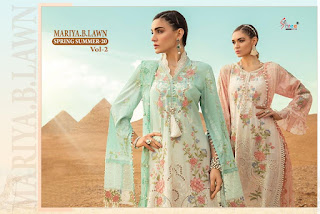 Shree fab Mariya B lawn Spring Summer 20 vol 2 pakistani Suits