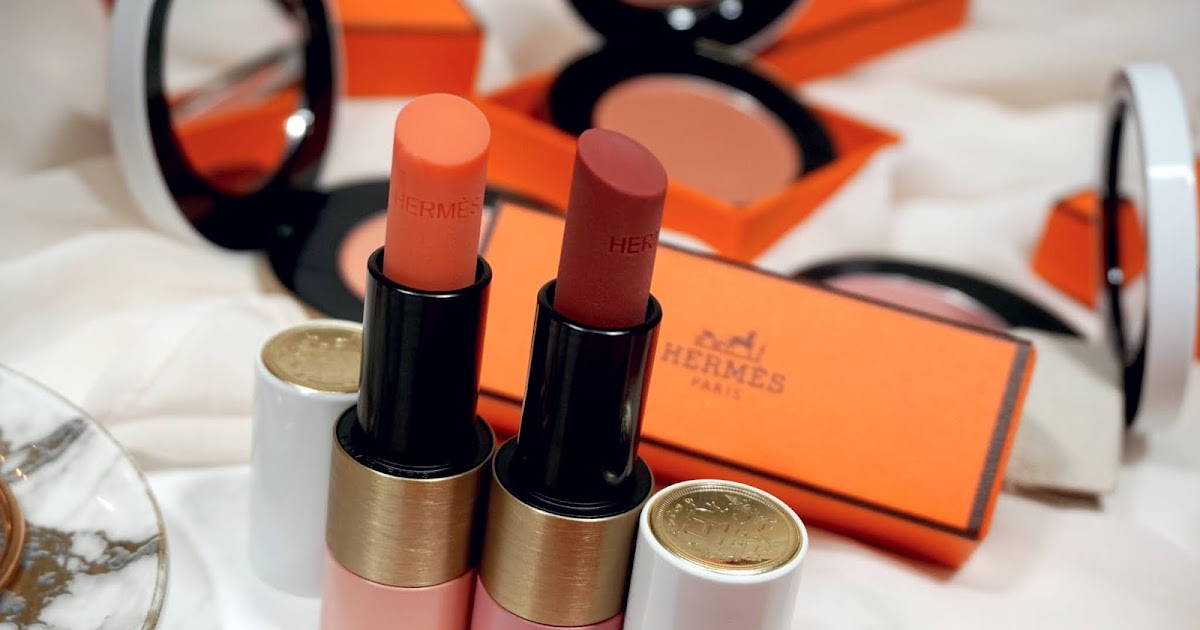  Review Hermès Rose Hermès Tinted Lip Enhancer Balm PRETTY IS MY