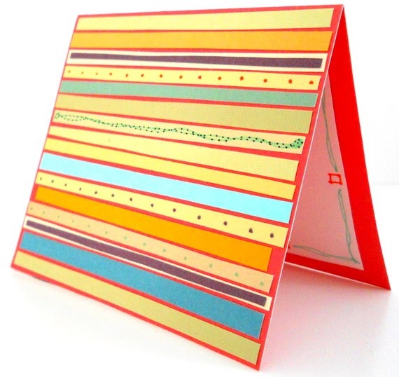 paper piecing note cards from lbc paper