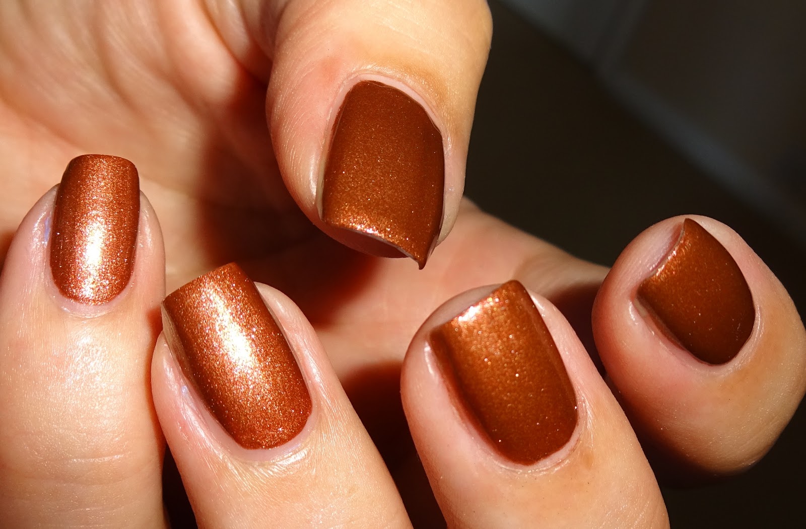 5. Copper and Gold Nail Designs - wide 7