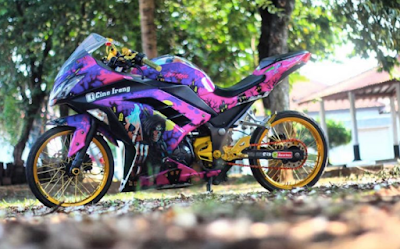 Modifikasi AirBrush Ninja 250