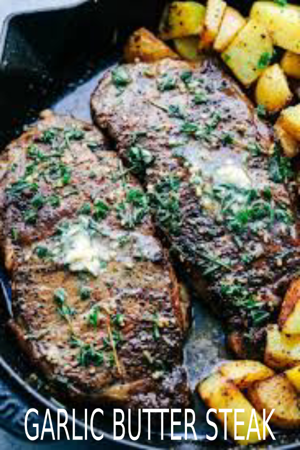 GARLIC BUTTER STEAK happy cook