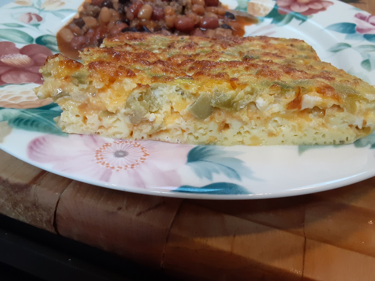 Green Chile Cheddar Egg Bake Big Dude's Eclectic Ramblings
