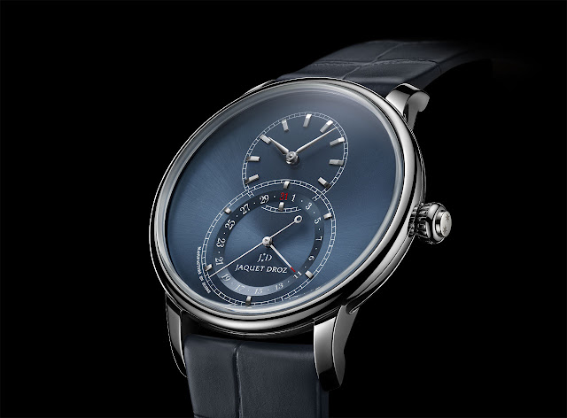 Jaquet Droz - Grande Seconde Quantième Satin-brushed Blue | Time and ...