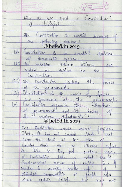 B.EL.Ed Contemporary India Unit 2 Notes Page 2