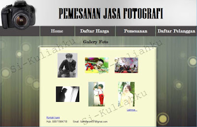 Si Kuliahku: Contoh Desain Aplikasi Input-Output 