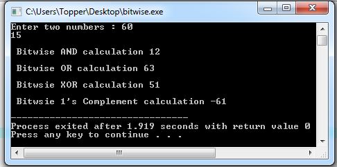 Bitwise Calculation In C Programming | TL