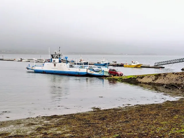 Valentia Island car ferry from Knightstown to Cahersiveen