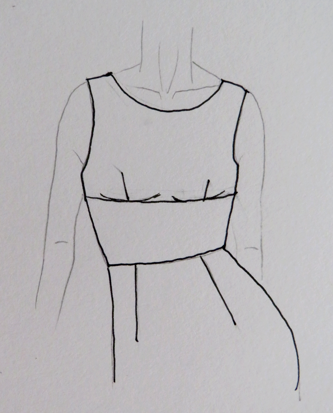 Cómo hacer el patrón de vestido o blusa imperio - Alejandra Colomera | Acf Studio