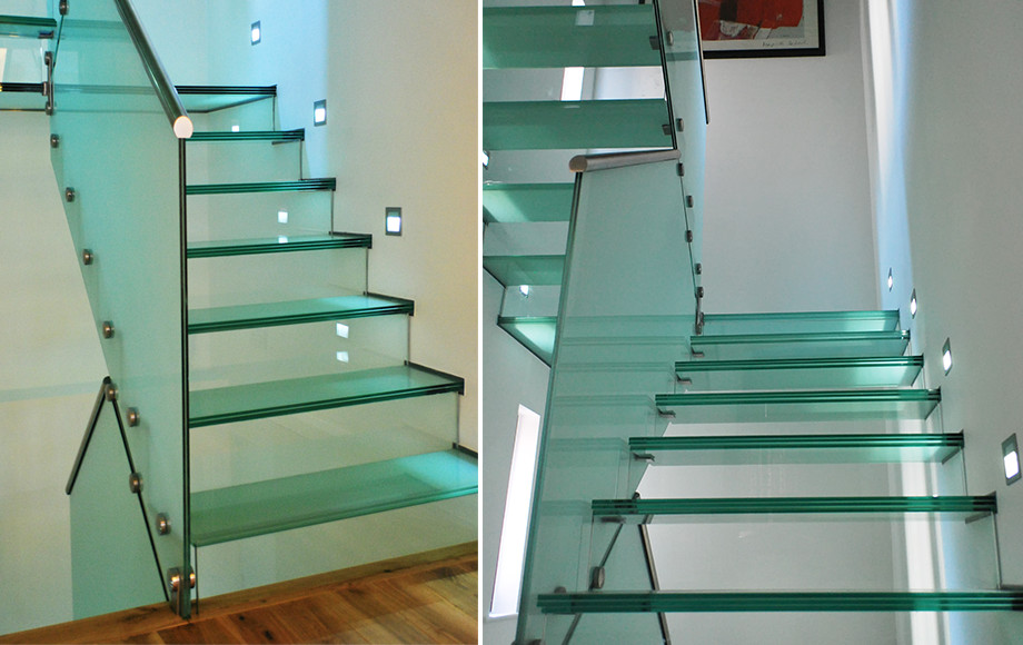 Installation of Glass Staircases Glass Staircases
