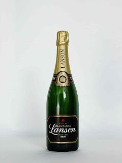 a bottle of sparkling wine