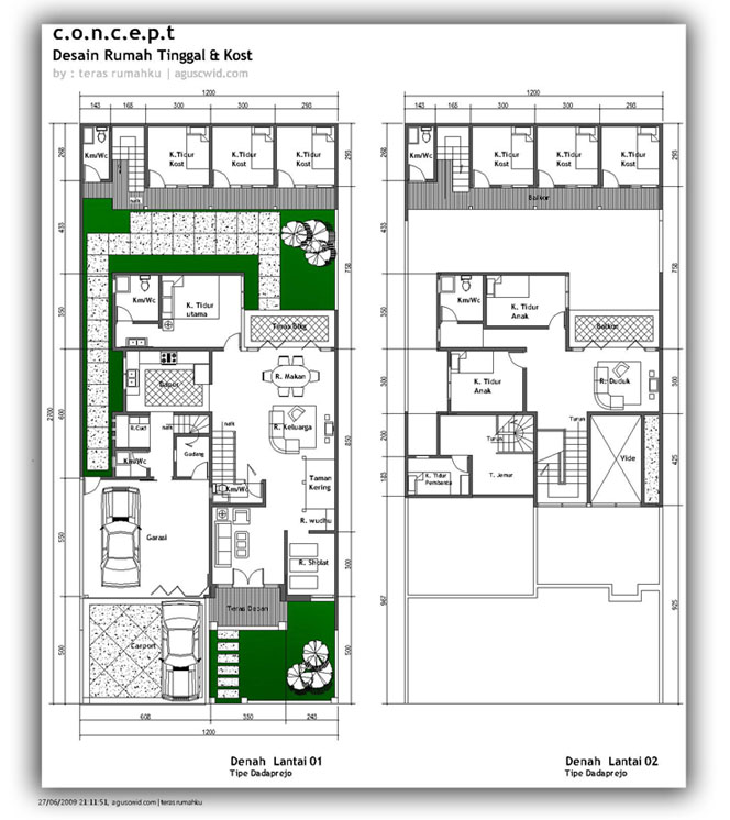 Denah Rumah Minimalis Denah Rumah Minimalis