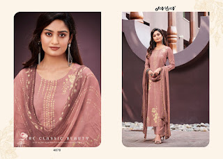 Jay Vijay Meria  Pashmina Suits Collection 