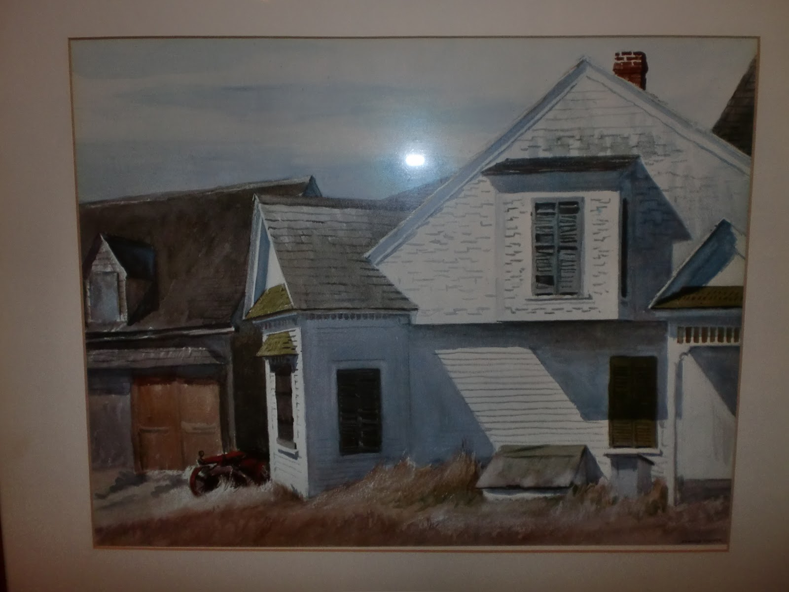 Awakening... Edward Hopper House on Pamet River Art print