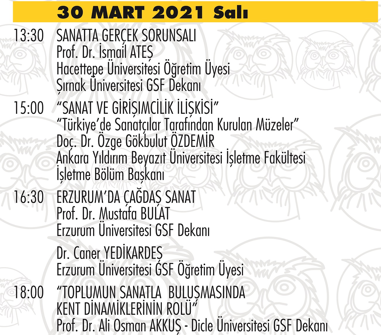 Art Ankara 2021 Etkinlik Programı