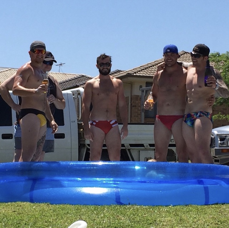 speedos at the pool