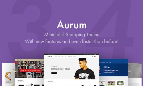 Aurum v3.4.9 Nulled - Minimalist Shopping Theme Aurum v3.4.9 Nulled - Minimalist Shopping Theme