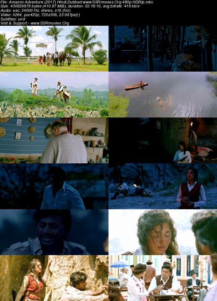 Amazon Adventure (2017) Hindi Dubbed 480p HDRip