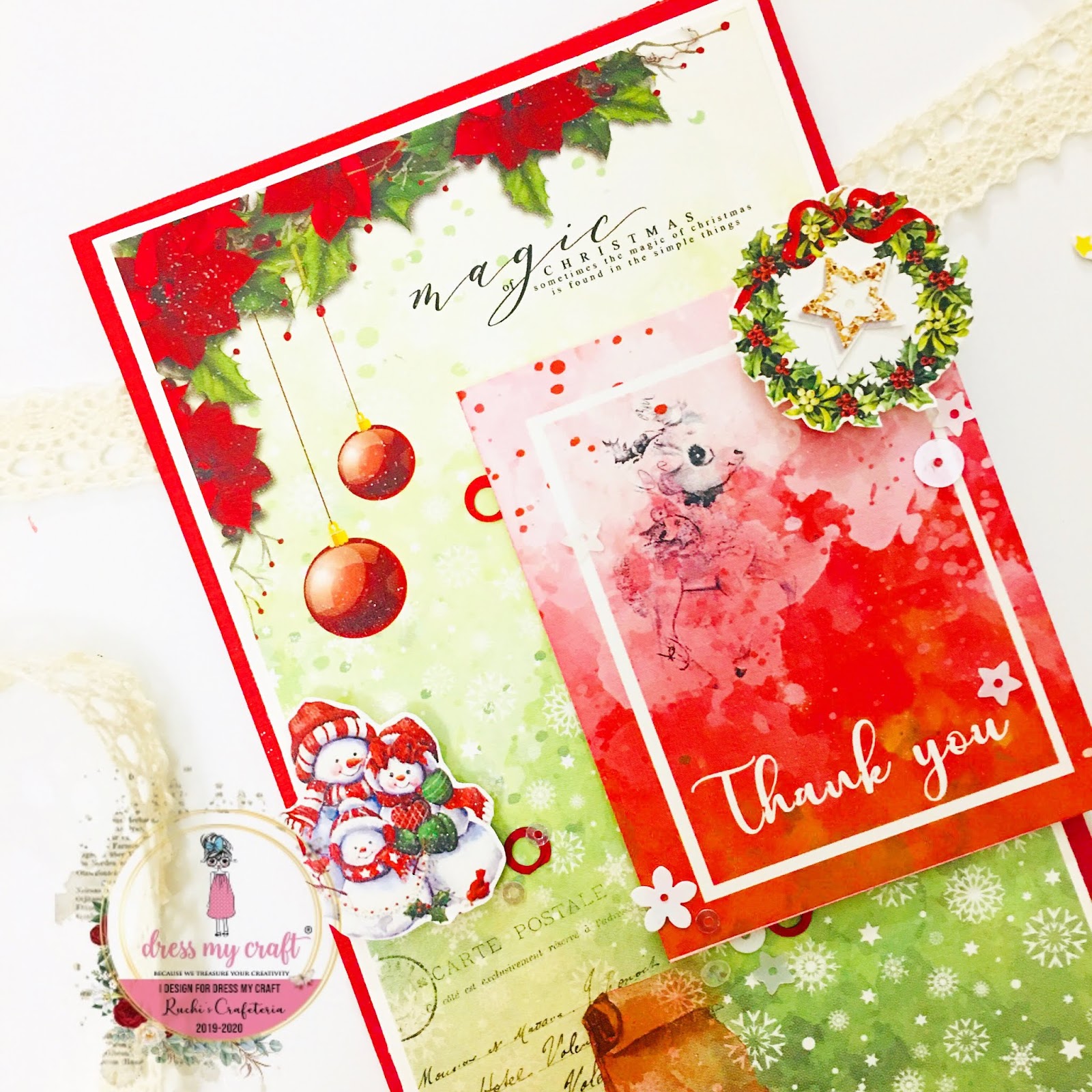 Dress My Craft Christmas Celebrations With 'Christmas Bells' Paper