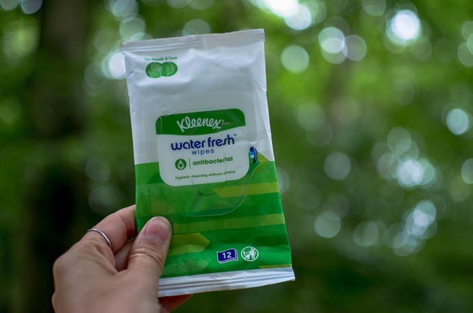 kleenex water wipes