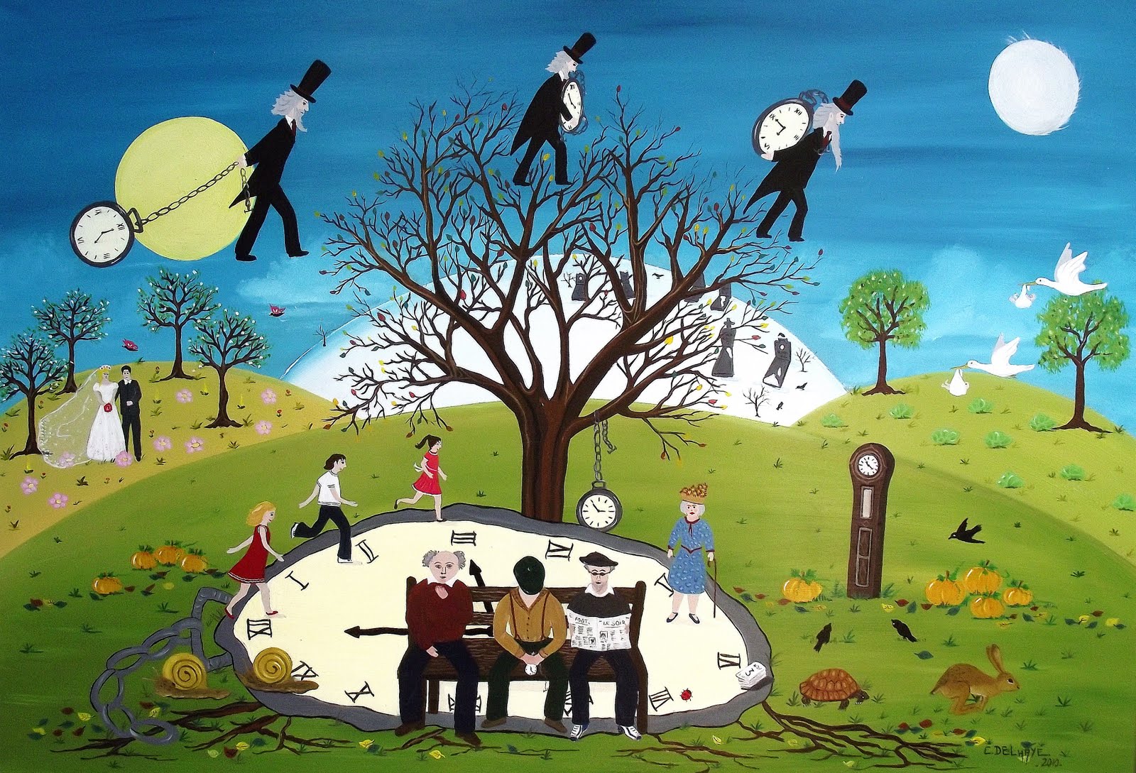 Corinne Delhaye Peinture Tableaux de l'année 2010