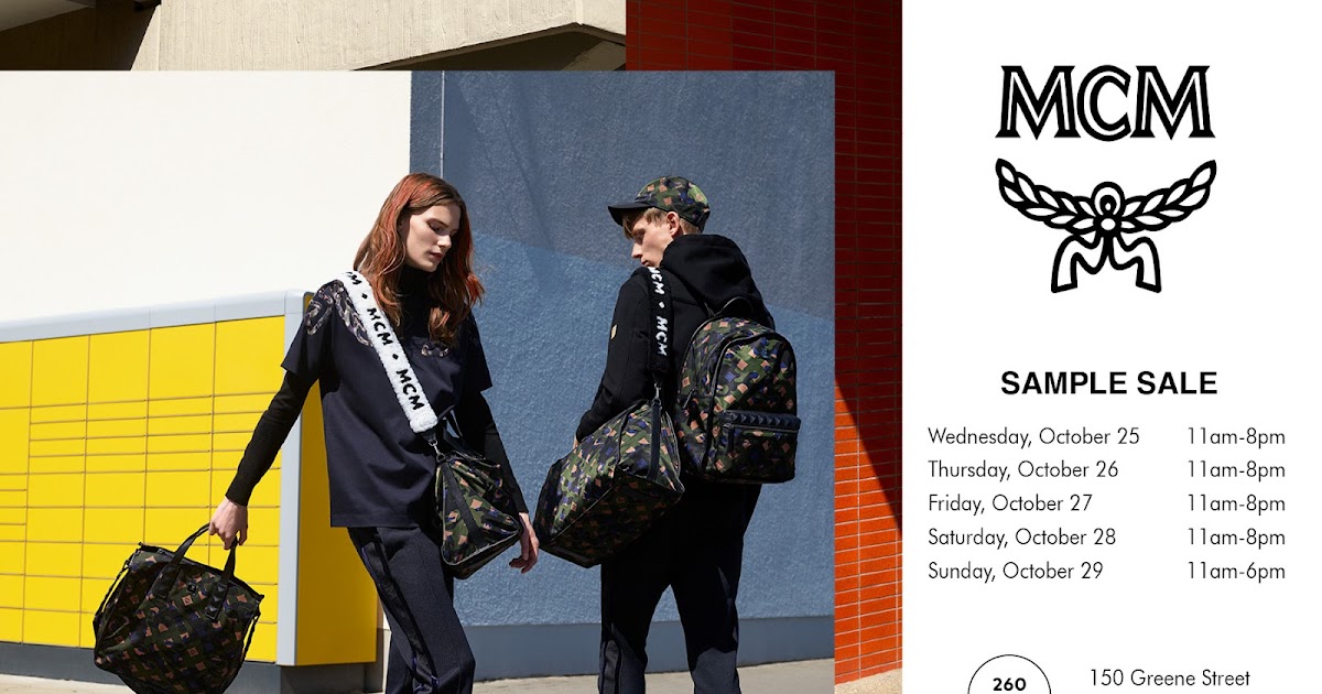 mcm sample sale 2018