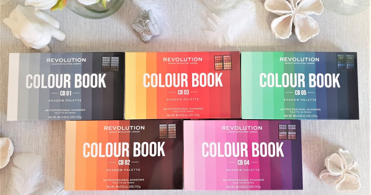 Revolution Colour Book Shadow Palettes Review + Swatches Kathryn's Loves