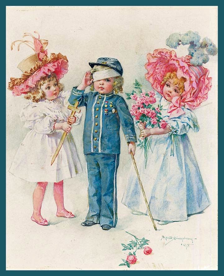 Открытки с изображением детей