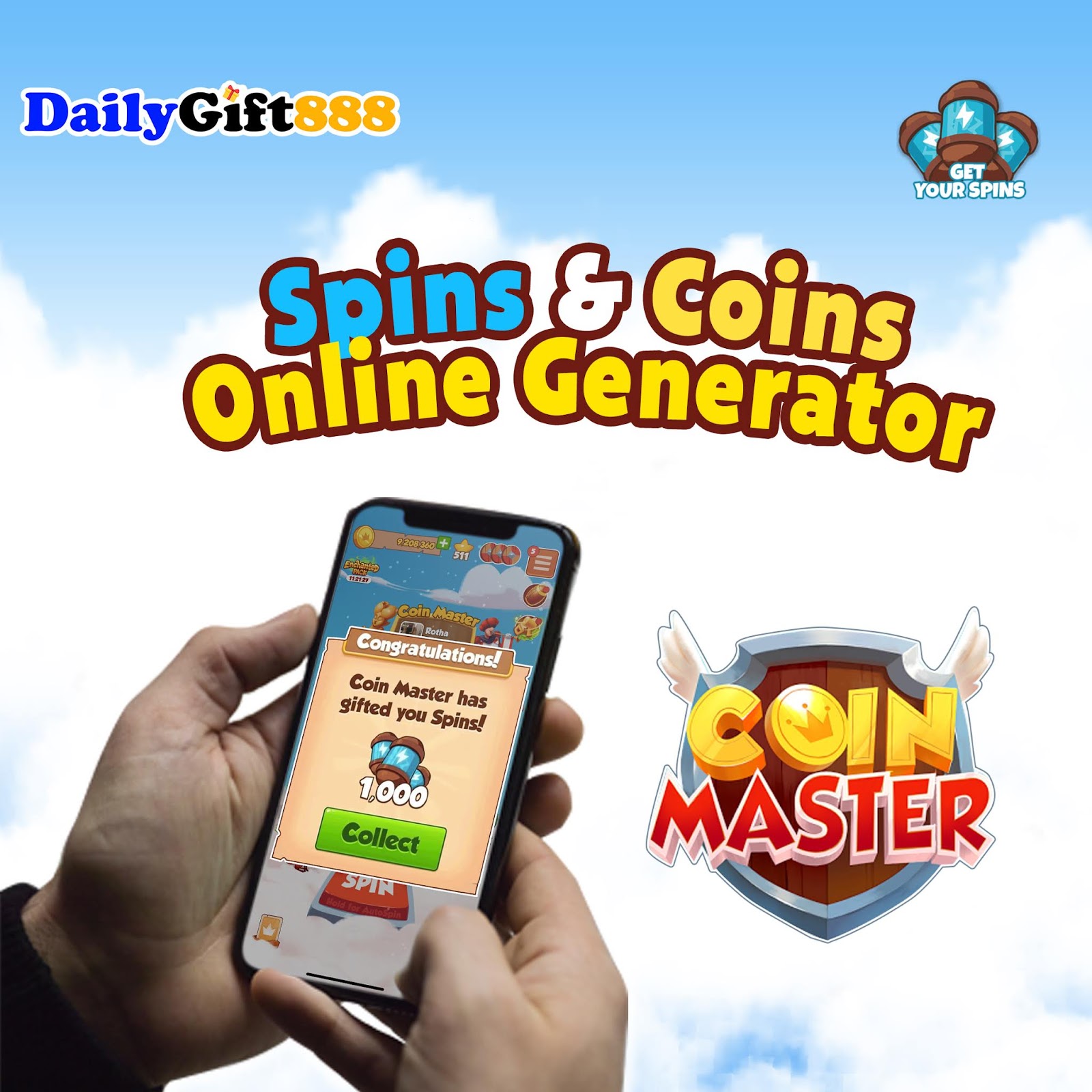How to get coin master free coins and spins Free Game Resource Gift 2020