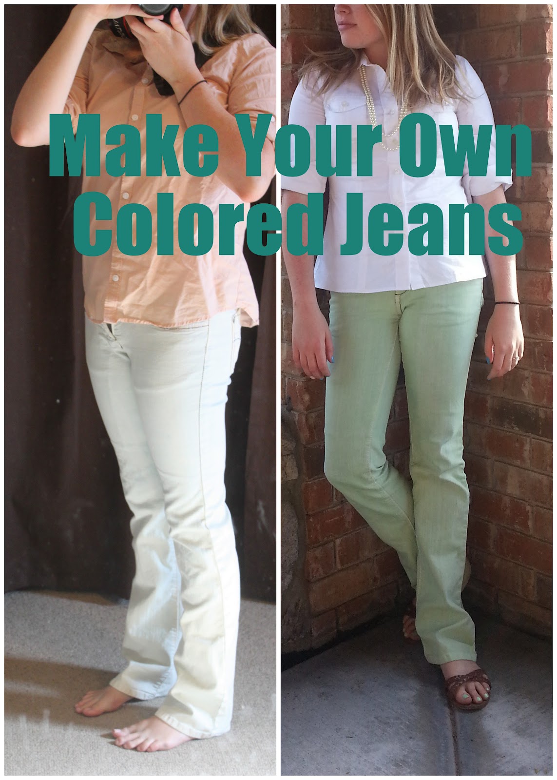 Keeping Up With Us Jones': DIY Colored Jeans