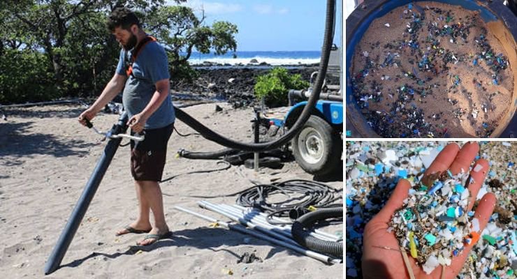 Students In Hawaii Built A Vacuum Cleaner That Sucks Up Microplastics From Sand Students In Hawaii Built A Vacuum Cleaner That Sucks Up Microplastics From Sand