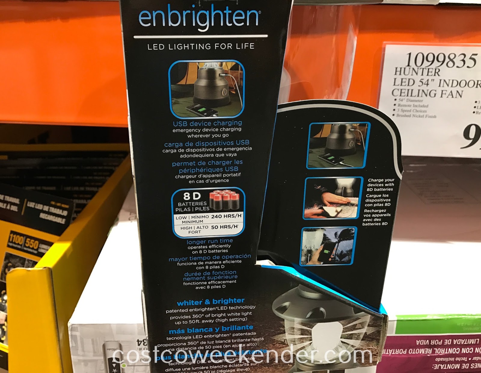 Enbrighten LED Lantern Costco Weekender