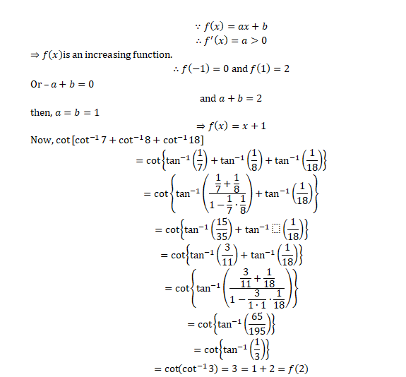 INVERSETRIGONOMETRICFUNCTIONQUIZ9
