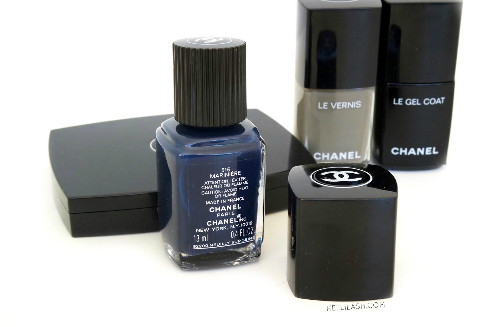 Chanel Le Vernis Longwear Nail Colour in Black Satin - wide 2