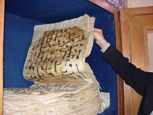 Sur la Route de la Soie. En Ouzbekistan Tachkent la place Khast Imam