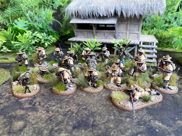 28mm African Troops for Burma from Warlord Games Bolt Action Plastics
