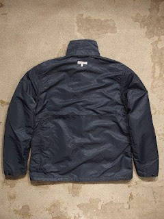 Engineered Garments "Ground Jacket in Navy Flight Sateen"