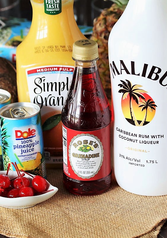 Malibu Sunrise Cocktail The Kitchen is My Playground