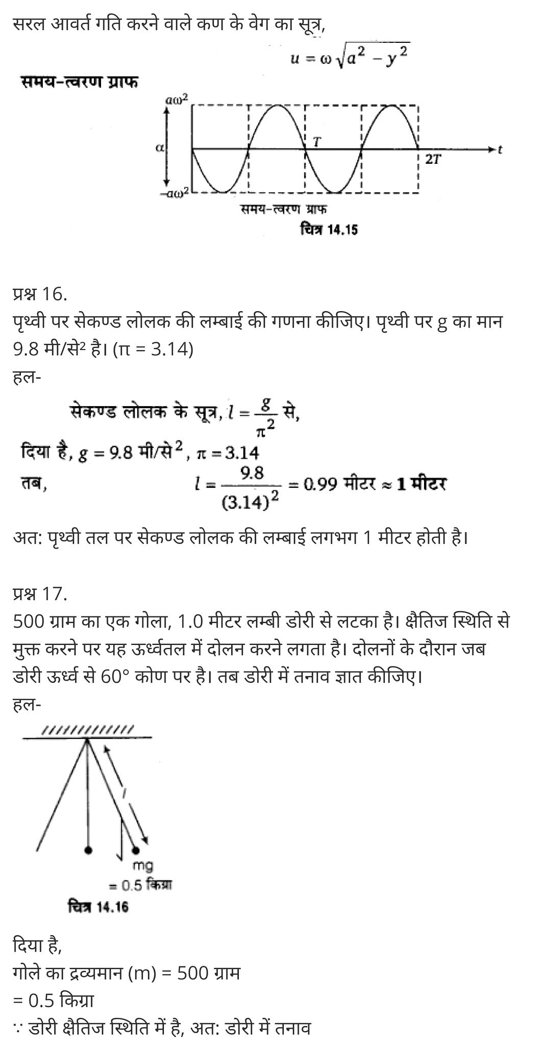 कक्षा 11 भौतिक विज्ञान अध्याय 14 के नोट्स हिंदी Vidfom Elearning