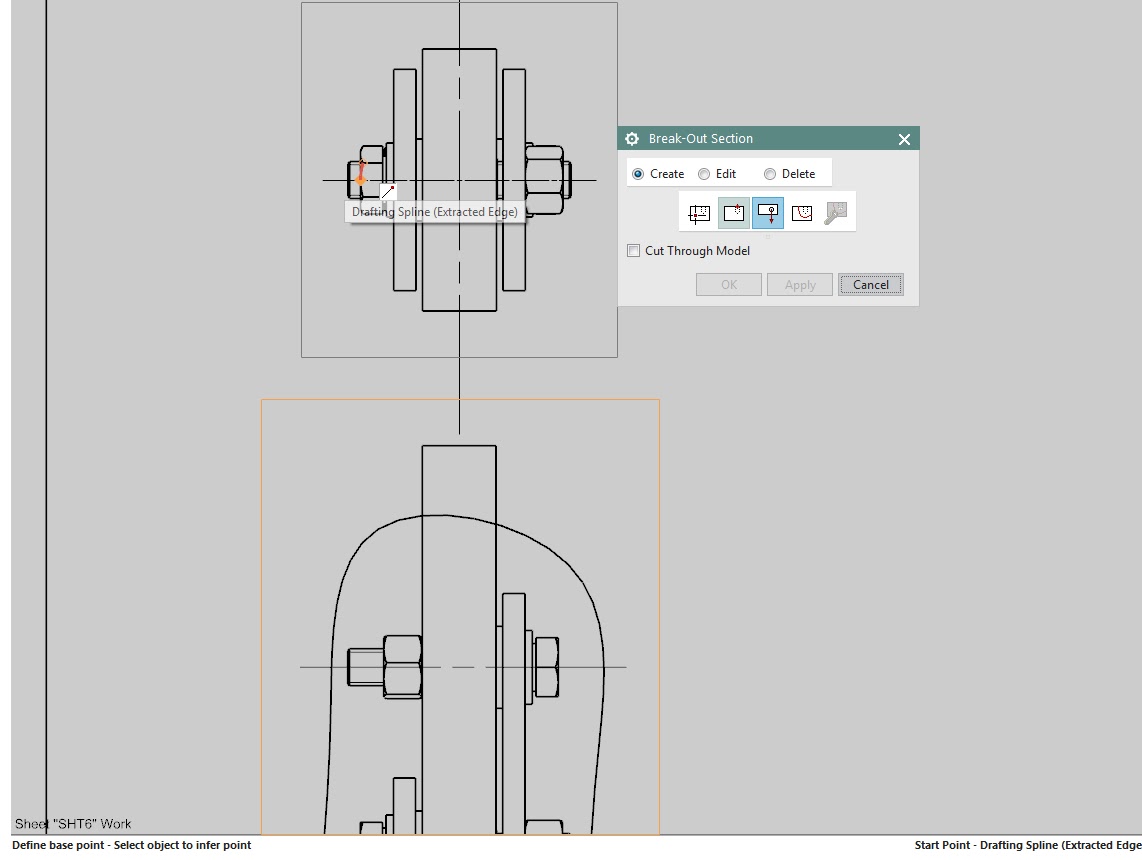 an Engineer How to create HalfSection View in NX Unigraphix