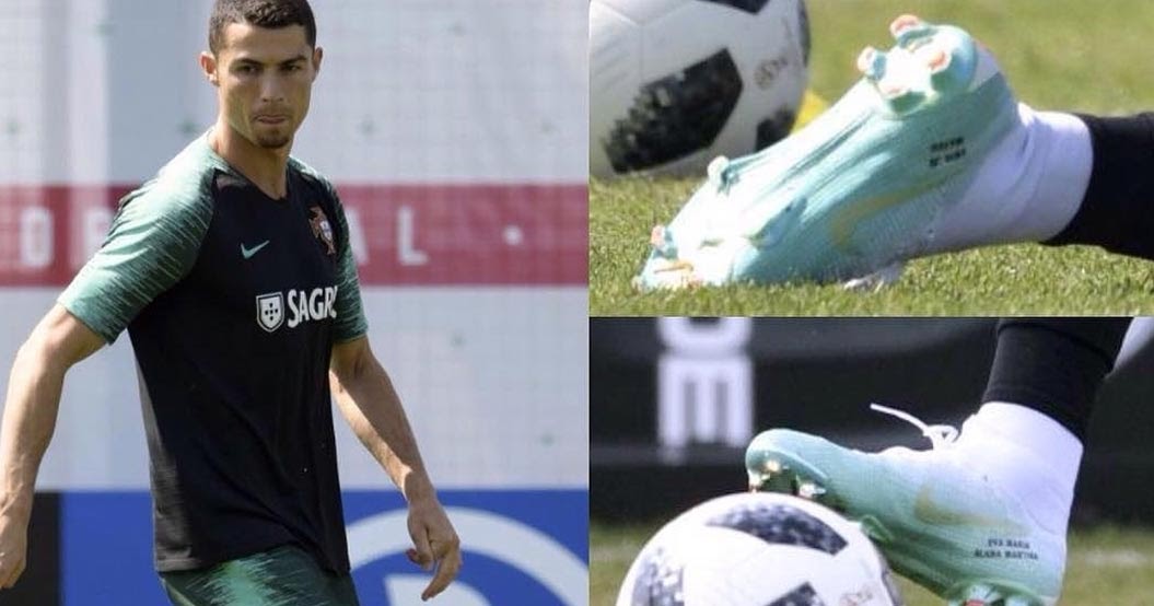 Beautiful Boots - Ronaldo Trains in Nike Mercurial CR7 Chapter Edição 2018 World Cup Boots - Footy Headlines