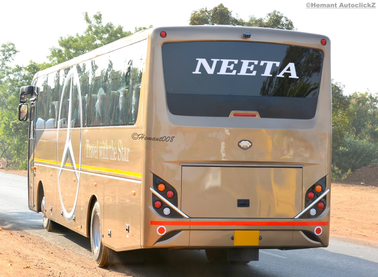 Hemant AutoclickZ Neeta Tours & Travels Bharat Benz 1623 Glider Seater By MG Bus & Coach
