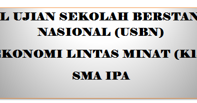 Get Contoh Soal Usbn Ekonomi Sma Dan Kunci Gallery